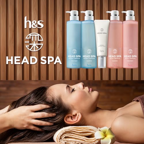 h&s 深体験ヘッドスパ (エイチアンドエス) h&s深ヘッドスパ シャンプー&トリートメント 350g+350g 詰め替えリフレッシュ×さらつや 【セット買い】